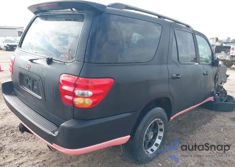 2001 Toyota Sequoia Sr5 V8 z USA, uszkodzony, nr VIN 5TDZT34A01S018340